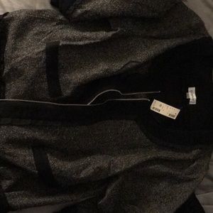 Black and grey blazer